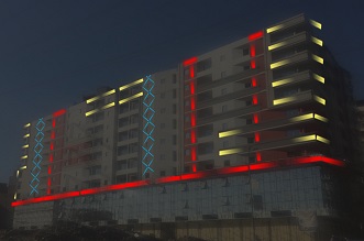 El Safwa Building - Multi-use Building - Facade Lighting - Conceptual Design